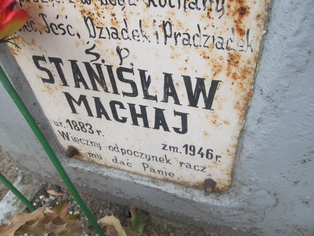 Stanisław Machaj 1882 Wronki Św. Katarzyny - Grobonet - Wyszukiwarka osób pochowanych