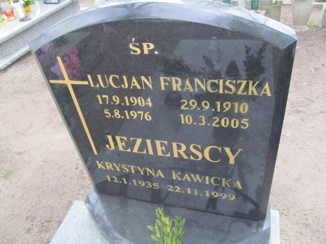 Lucjan Jezierski 1904 Wronki Św. Katarzyny - Grobonet - Wyszukiwarka osób pochowanych