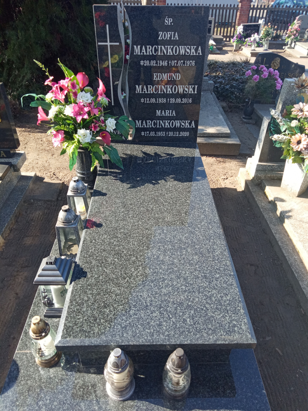 Maria Jolanta Marcinkowska 1953 Wronki Św. Katarzyny - Grobonet - Wyszukiwarka osób pochowanych