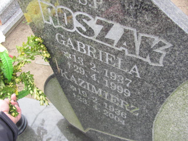 Gabriela Roszak 1937 Wronki Św. Katarzyny - Grobonet - Wyszukiwarka osób pochowanych