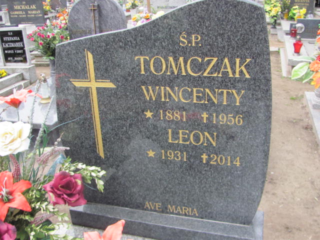 Wincenty Tomczak 1880 Wronki Św. Katarzyny - Grobonet - Wyszukiwarka osób pochowanych