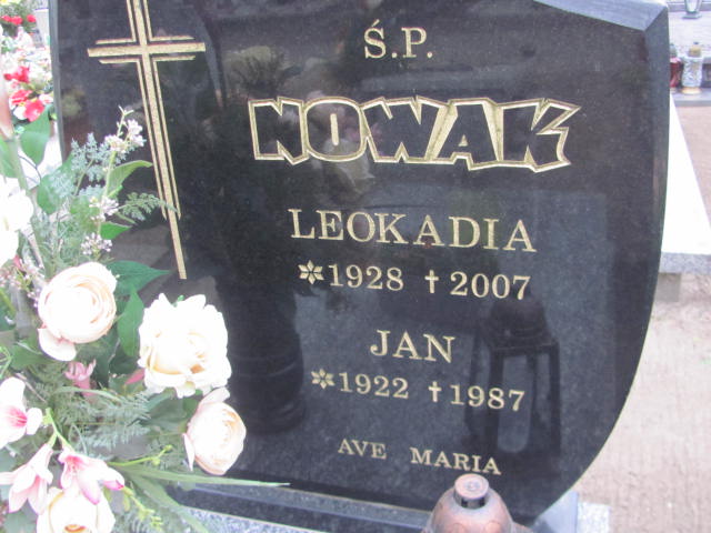 Leokadia Nowak 1928 Wronki Św. Katarzyny - Grobonet - Wyszukiwarka osób pochowanych