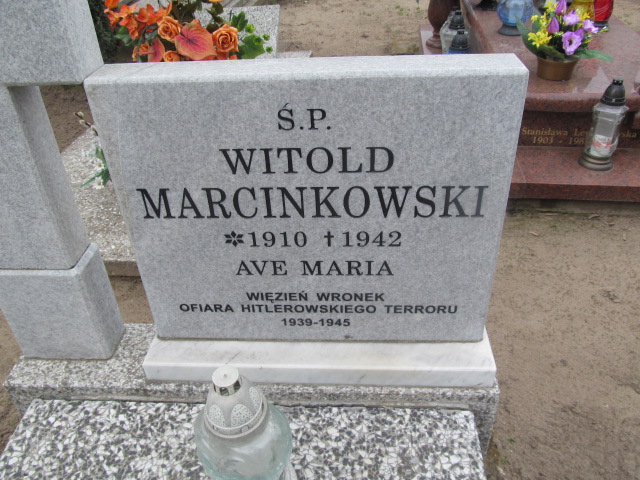 Witold Marcinkowski 1909 Wronki Św. Katarzyny - Grobonet - Wyszukiwarka osób pochowanych