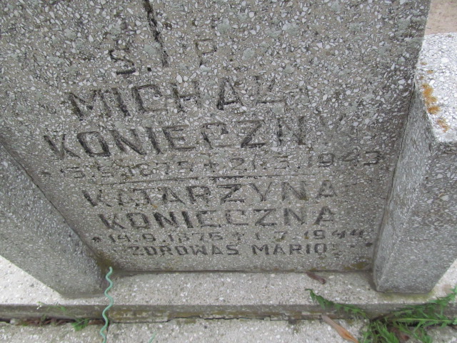 Michał Konieczny Wronki Św. Katarzyny - Grobonet - Wyszukiwarka osób pochowanych