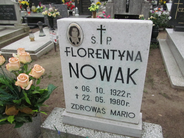 Florentyna Nowak 1922 Wronki Św. Katarzyny - Grobonet - Wyszukiwarka osób pochowanych