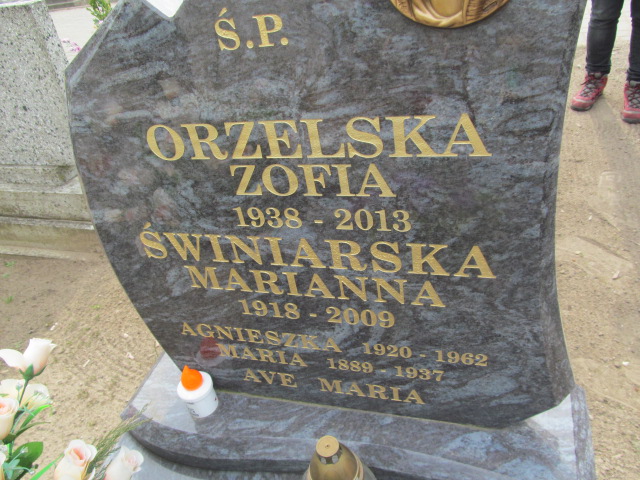 Marianna Świniarska 1917 Wronki Św. Katarzyny - Grobonet - Wyszukiwarka osób pochowanych