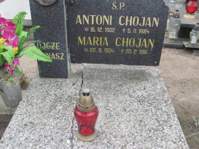 Antoni Chojan 1902 Wronki Św. Katarzyny - Grobonet - Wyszukiwarka osób pochowanych