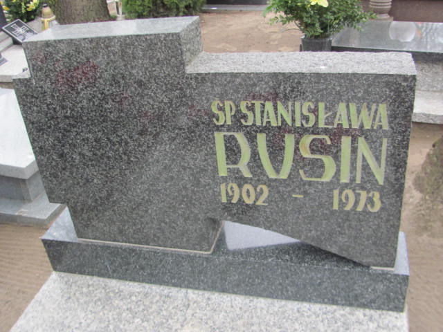 Stanisława Rusin 1902 Wronki Św. Katarzyny - Grobonet - Wyszukiwarka osób pochowanych