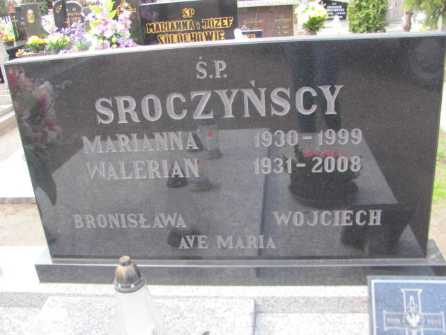 Wojciech Sroczyński 1878 Wronki Św. Katarzyny - Grobonet - Wyszukiwarka osób pochowanych