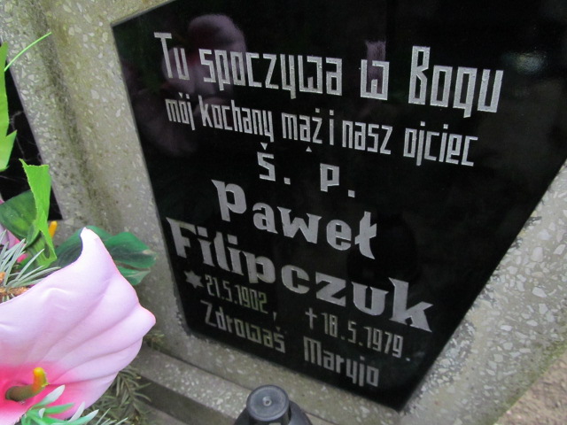Paweł Filipczuk 1902 Wronki Św. Katarzyny - Grobonet - Wyszukiwarka osób pochowanych