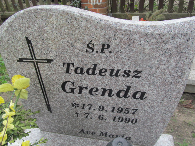 Tadeusz Grenda 1957 Wronki Św. Katarzyny - Grobonet - Wyszukiwarka osób pochowanych